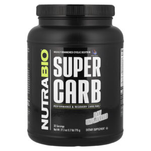 NutraBio Super Carb Raw Sem Sabor 775 g (17 lb)