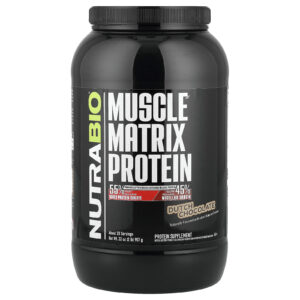 NutraBio Proteína de matriz muscular Chocolate Holandês 907 g (2 lb)