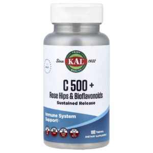 KAL C 500 + Rosa-Mosqueta e Bioflavonoides 100 Comprimidos