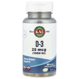 KAL D-3 100 Cápsulas SoftGel