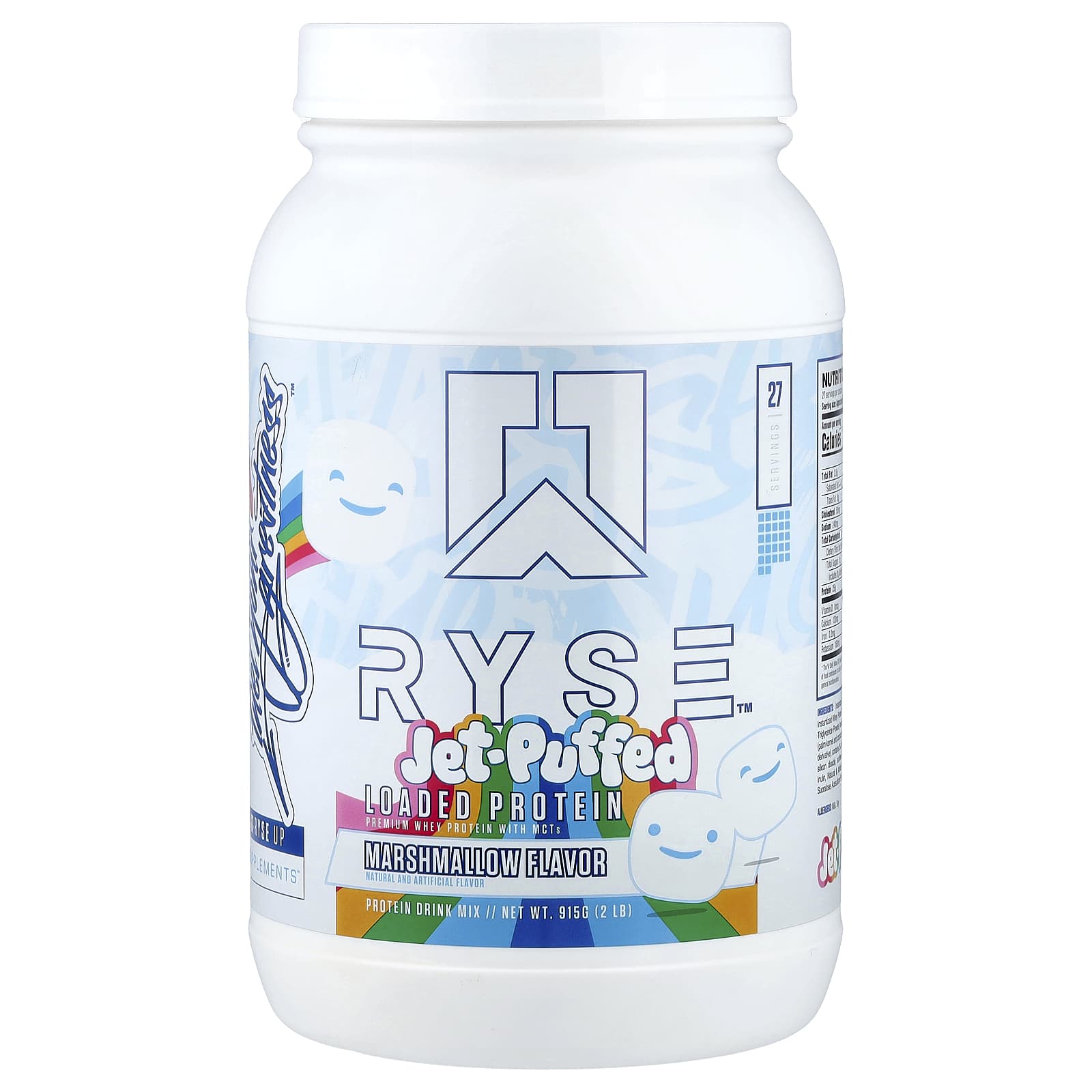 RYSE Loaded Protein Jet-Puffed Marshmallow 915 g (2 lb)