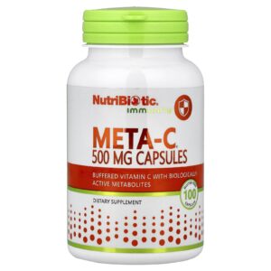 NutriBiotic Immunity Meta-C® 100 Cápsulas Sem Glúten