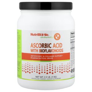 NutriBiotic Imunidade Ácido Ascórbico com Bioflavonoides 1 kg (22 lb)