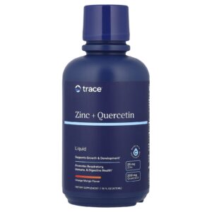 Trace Zinco Líquido + Quercetina Laranja e Manga 16 fl. oz. ( 473 ml)