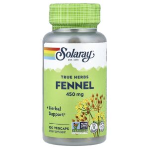 Solaray Ervas Verdadeiras Erva-doce 450 mg 100 VegCaps