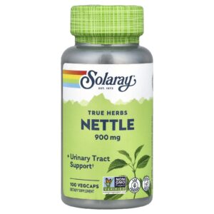 Solaray True Herbs Urtiga 100 VegCaps (450 mg por Cápsula)