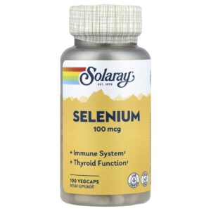 Solaray Selênio 100 mcg 100 VegCaps