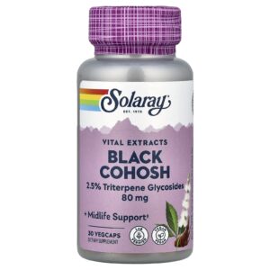 Solaray Extratos Vitais Acteia 30 VegCaps