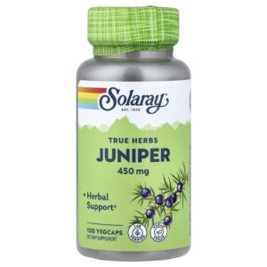 Solaray True Herbs Junípero 450 mg 100 VegCaps