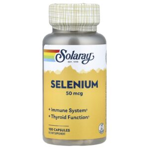 Solaray Selênio 50 mcg 100 cápsulas