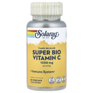 Solaray Super Bio Vitamina C de Liberação Programada 60 VegCaps
