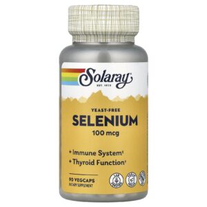 Solaray Selênio 100 mcg 90 Cápsulas VegCaps