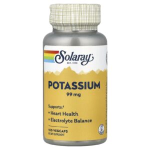 Solaray Potássio 99 mg 100 Vegcaps