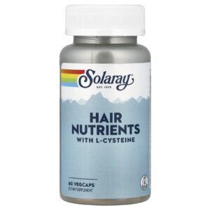 Solaray Nutrientes Capilares com L-cisteína 60 VegCaps
