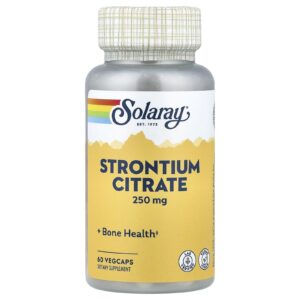 Solaray Citrato de Estrôncio 250 mg 60 Vegetais