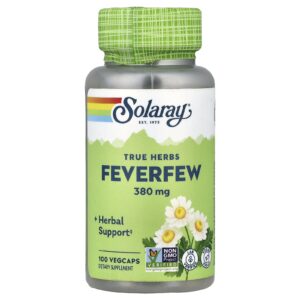Solaray Ervas verdadeiras matricária 380 mg 100 VEGCAPS