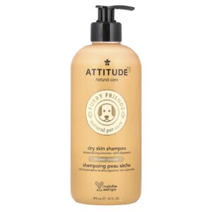 ATTITUDE Furry Friends Natural Pet Care Shampoo para Pele Seca Lavanda 473 ml (16 fl oz)