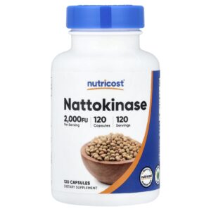 Nutricost Nattokinase 100 mg (2.000 FU) 120 Cápsulas