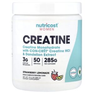 Nutricost Mulheres Creatina Limonada de Morango 285 g (102 oz)