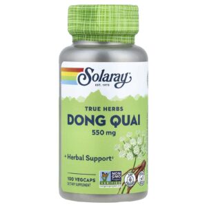 Solaray Ervas Verdadeiras Dong Quai 550 mg 100 VegCaps
