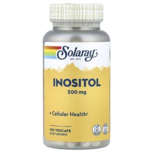 Solaray Inositol 500 mg 100 Cápsulas VegCaps