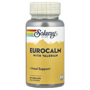 Solaray Eurocalm™ com Valeriana 60 VegCaps