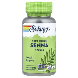 Solaray Senna 470 mg 100 Cápsulas VegCaps