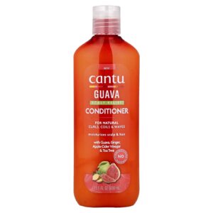 Cantu Condicionador de Alívio do Couro Cabeludo de Goiaba Para Cachos Espirais e Ondas Naturais 400 ml (135 fl oz)