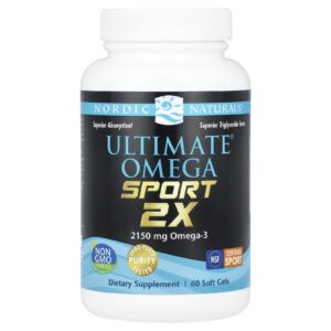 Nordic Naturals Ultimate Omega Sport 2x 60 Cápsulas Softgel (1.075 mg por Cápsula Softgel)