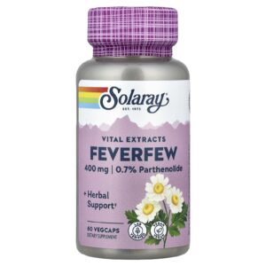 Solaray Vital Extracts Tanaceto 400 mg 60 Cápsulas VegCaps