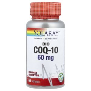 Solaray Bio CoQ-10 60 Cápsulas Softgel