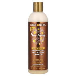Creme Of Nature Pure Honey Shampoo Hidratante para Defesa Seca Para Cabelos Secos e Desidratados 355 ml (12 fl oz)