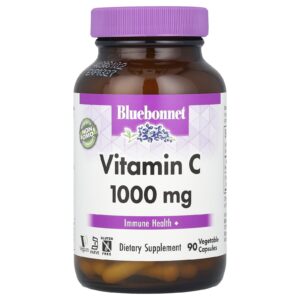 Bluebonnet Nutrition Vitamina C 1.000 mg 90 Cápsulas Vegetais
