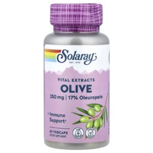 Solaray Vital Extracts Oliva 60 Cápsulas VegCaps
