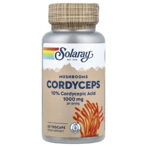Solaray Cogumelos Cordyceps 60 VegCaps