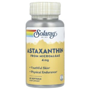 Solaray Astaxantina 4 mg 60 Cápsulas Softgel