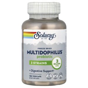 Solaray Probiótico Multidophilus™ Liofilizado 180 VegCaps