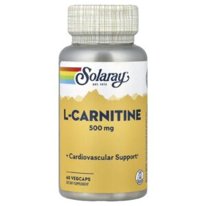 Solaray L-Carnitina 500 mg 60 Vegcaps