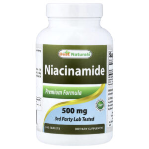 Best Naturals Niacinamida 500 mg 240 comprimidos