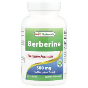 Best Naturals Berberina 500 mg 120 Cápsulas