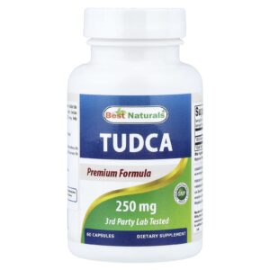 Best Naturals TUDCA 250 mg 60 Cápsulas