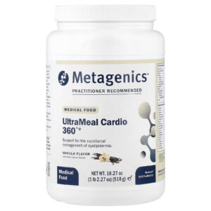 Metagenics UltraMeal Cardio 360°® Alimento Medicinal Baunilha 518 g (1 lb 227 oz)