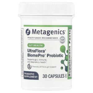 Metagenics Probióticos UltraFlora® BiomePro® 105 Bilhões de UFCs 30 Cápsulas