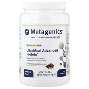 Metagenics Medical Food UltraMeal Advanced Protein® Chocolate Holandês 588 g (1 lb 474 oz)