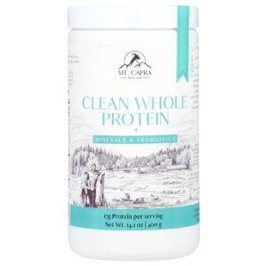 Mt. Capra Proteína Integral Pura + Minerais e Probióticos 400 g (141 oz)