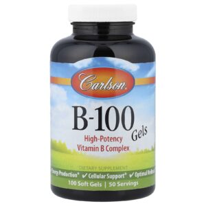 Carlson Cápsulas B-100 100 Cápsulas Softgel