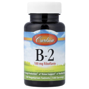 Carlson Vitamina B-2 100 Comprimidos Vegetarianos