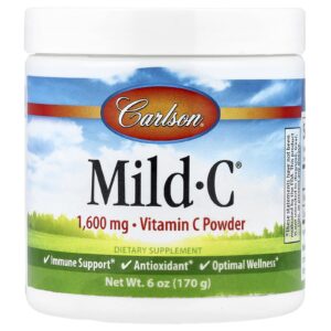 Carlson Mild-C® Vitamina C em Pó 170 g (6 oz)