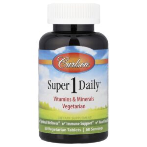 Carlson Super 1 Daily® 60 Comprimidos Vegetarianos