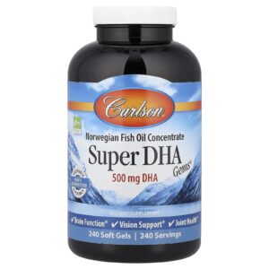 Carlson Super DHA Gems® 240 Cápsulas Softgel